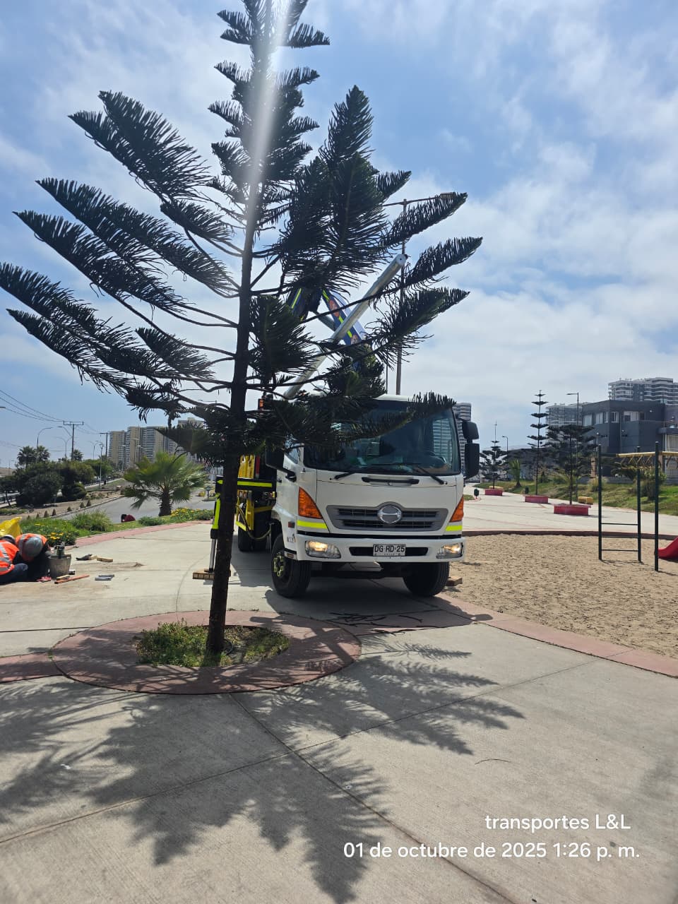 Ajuste de estabilizadores en espacio reducido.