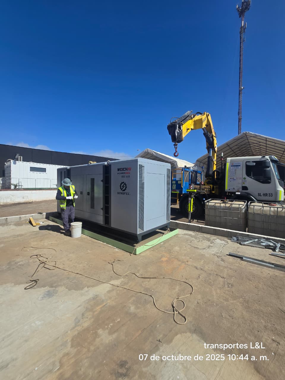 Transporte e instalación de generador (miniatura)